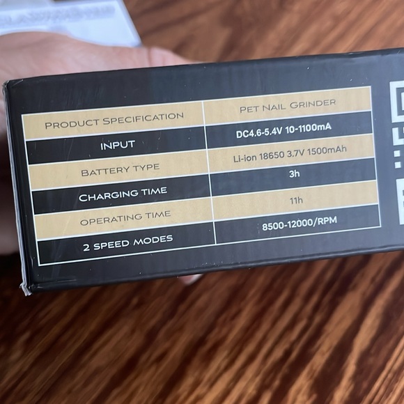 NEW Primens Clawmaster Nail Grinder for All Pets, USB Charge, 2 Speeds - Picture 6 of 7